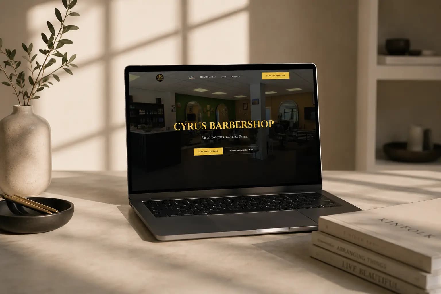 CyrusBarber website project